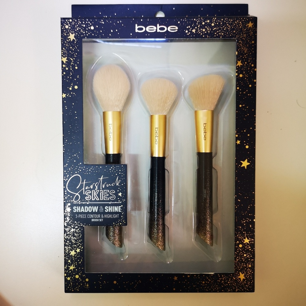 bebe Shadow & Shine 3-piece Brush Set